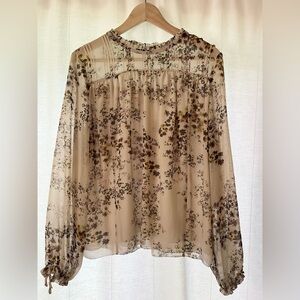 ARITZIA blouse- floral print- chiffon